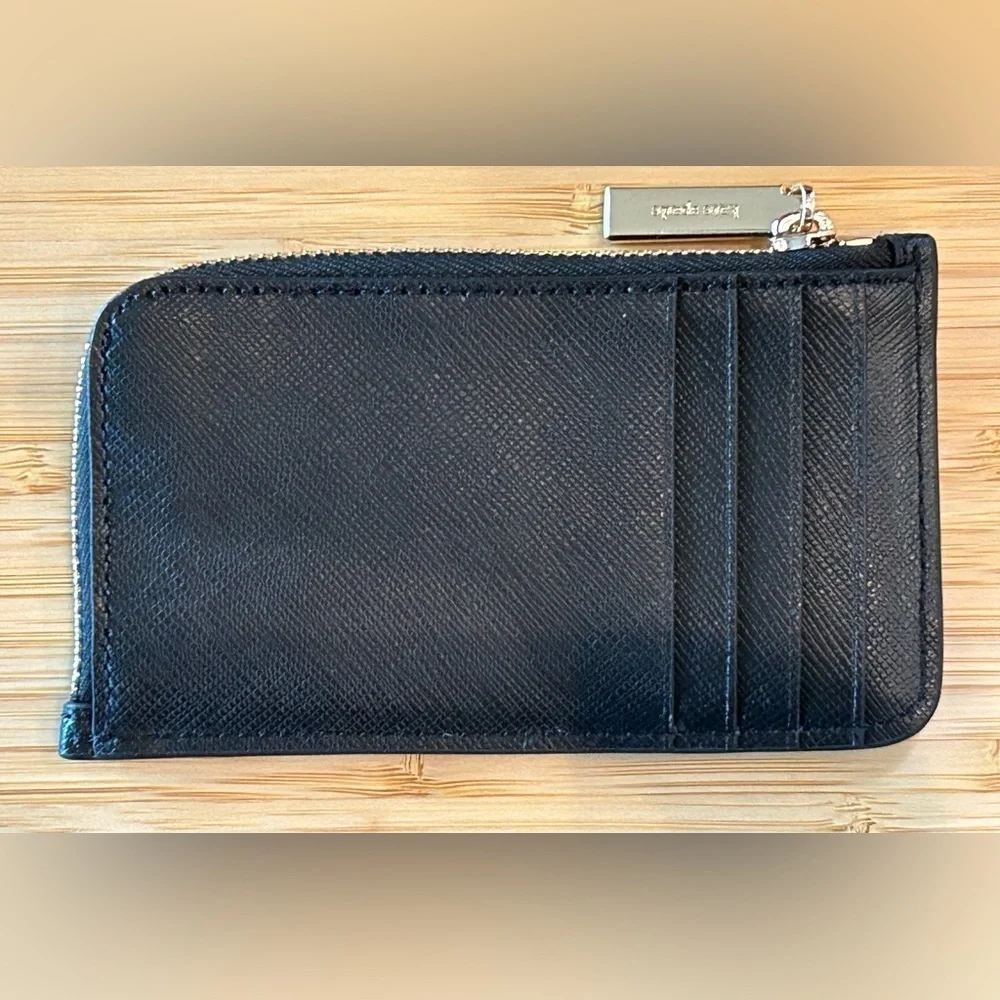 Kate spade Madison saffiano leather top zip card holder